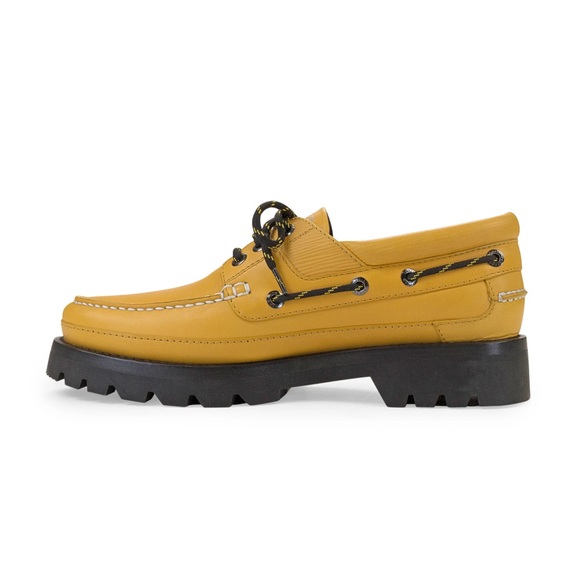 Louis Vuitton Yellow Summerland Boat Shoes Size 8 - Picture 3 of 7
